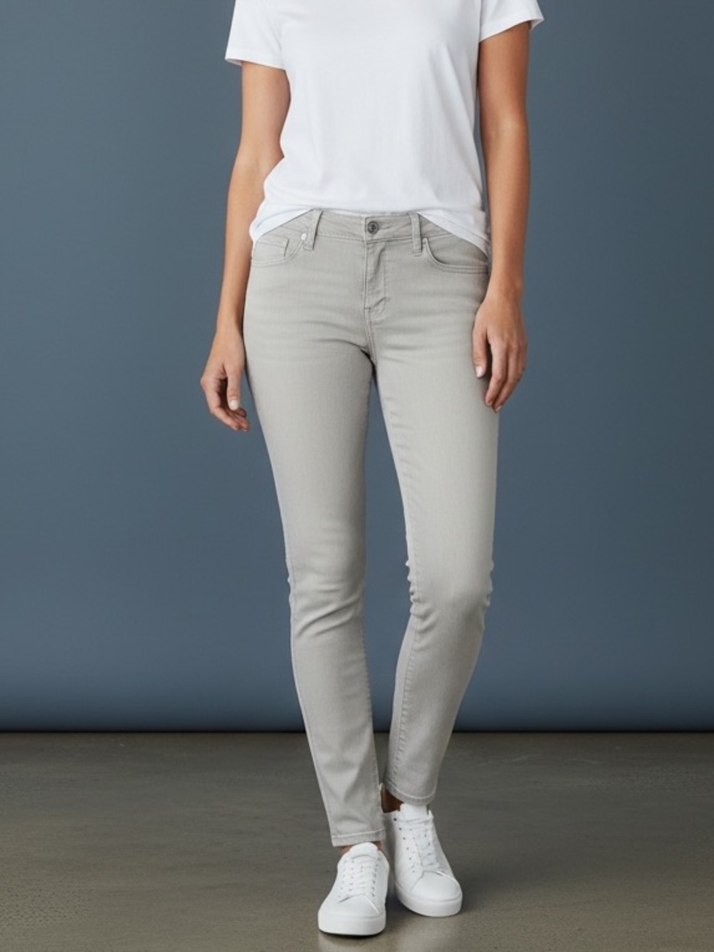 GAP, Light Grey, Skinny Jean